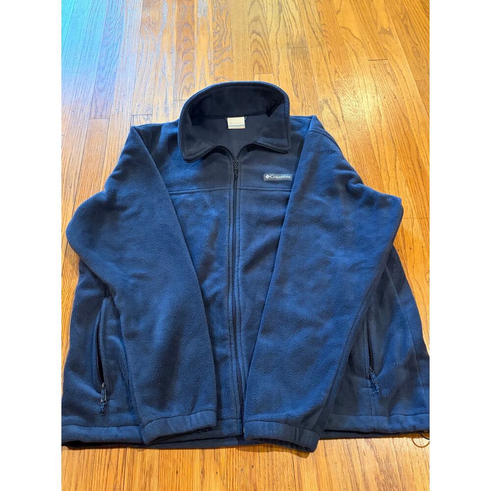 Columbia Men’s XL Full Zip Fleece Jacket Outdoor Hiking Casual